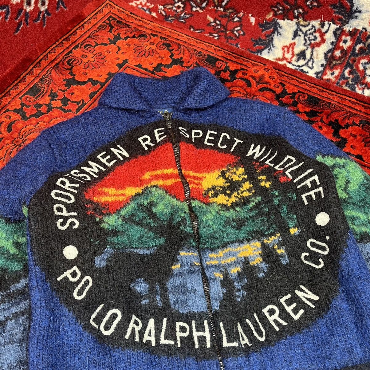 Ralph Lauren Ralph Lauren ZipUp Sweater Respect Wildlife Cardigan Country Size US M / EU 48-50 / 2 - 3 Thumbnail