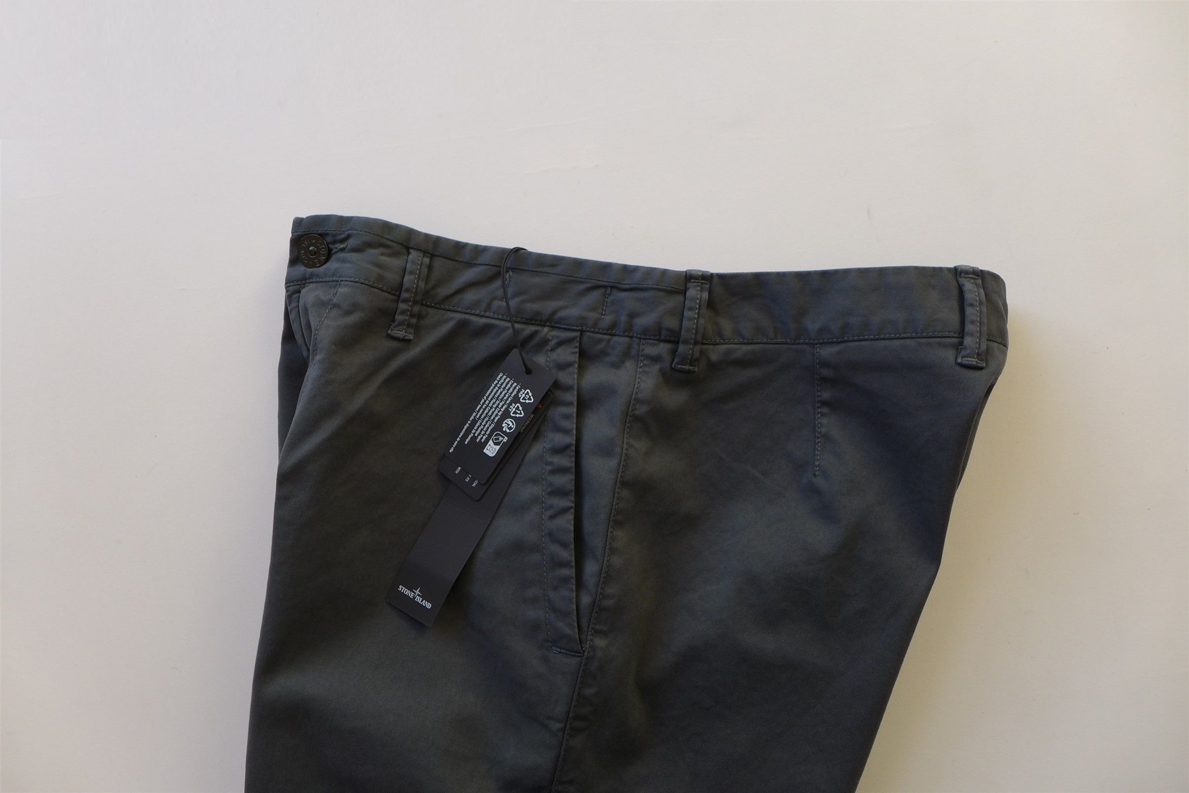 Stone Island Stone Island Trousers Pants Grey Garment Dyed Cotton Size US 31 - 7 Thumbnail