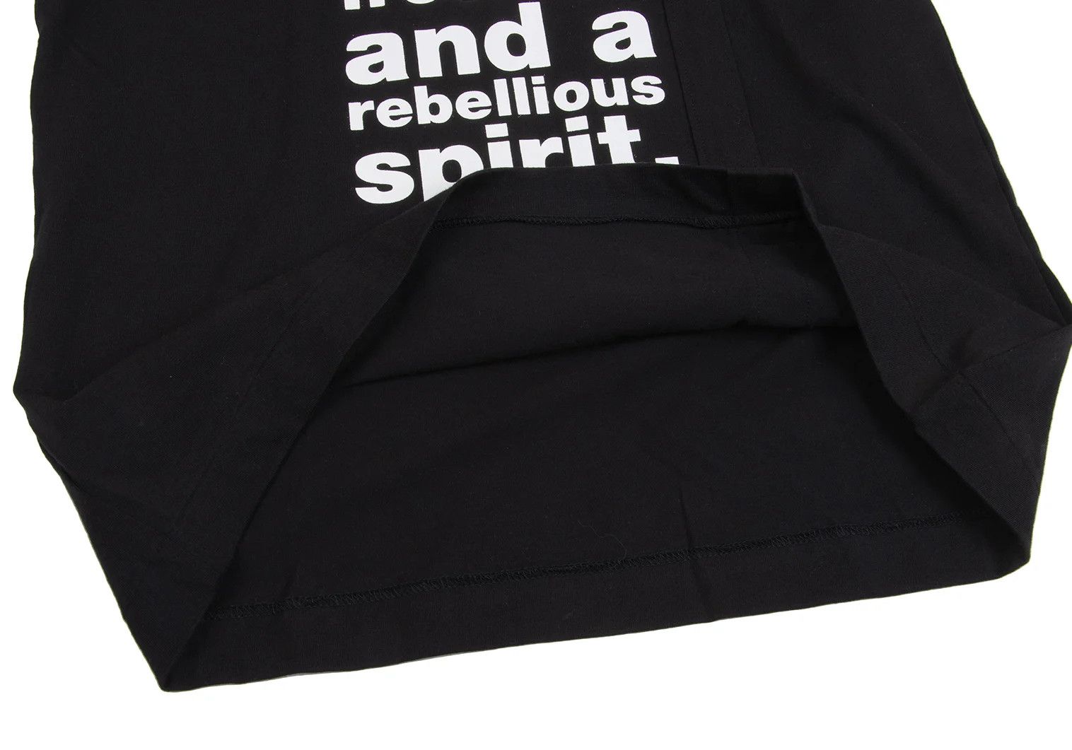 Comme des Garcons Homme Plus Line Patch Poem Print T-Shirt in Black, Size M Size US M / EU 48-50 / 2 - 9 Thumbnail