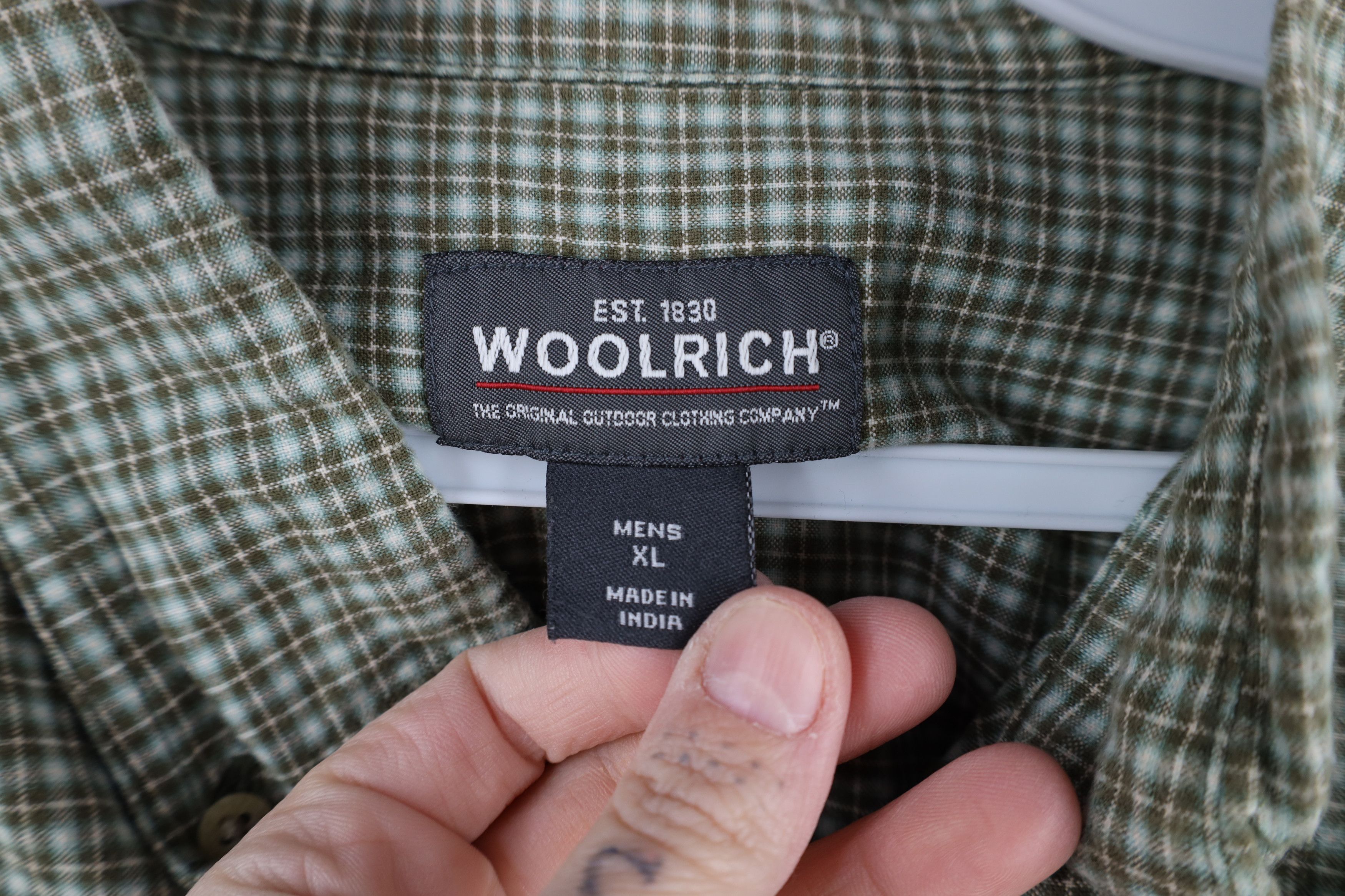 Vintage × Woolrich Woolen Mills Vintage 90s Y2K Woolrich Short Sleeve Button Down Shirt Size US XL / EU 56 / 4 - 7 Thumbnail