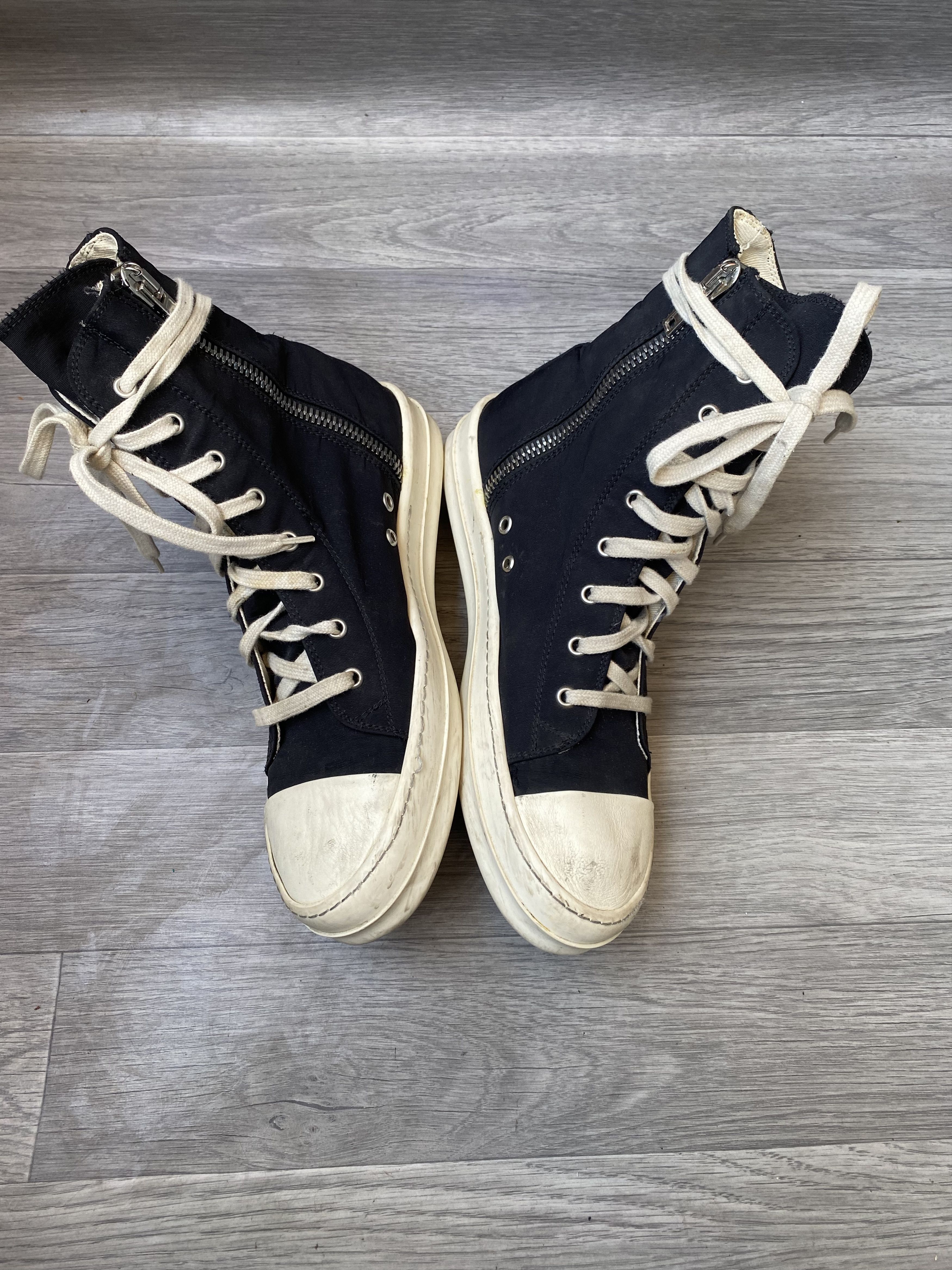 Rick Owens Drkshdw Rick owens drkshdw black hi-top sneakers sz 41 Size US 8 / EU 41 - 9 Thumbnail