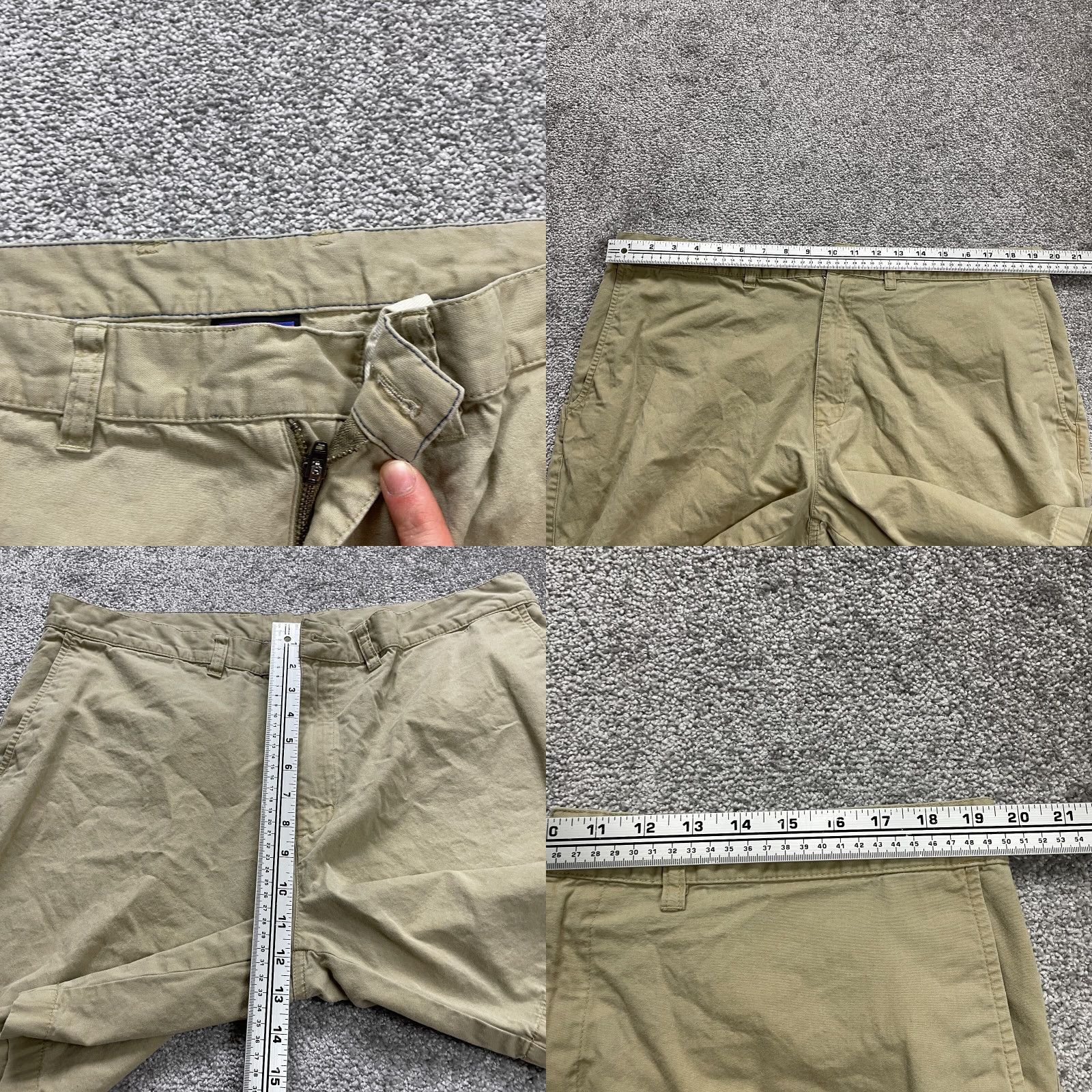 Patagonia Patagonia Shorts Mens 38 Chino Brown Flat Front Zip Slash Pocket Cotton 38x8 Casual Travel Outdoor Classic Mens Size US 38 / EU 54 - 8 Thumbnail