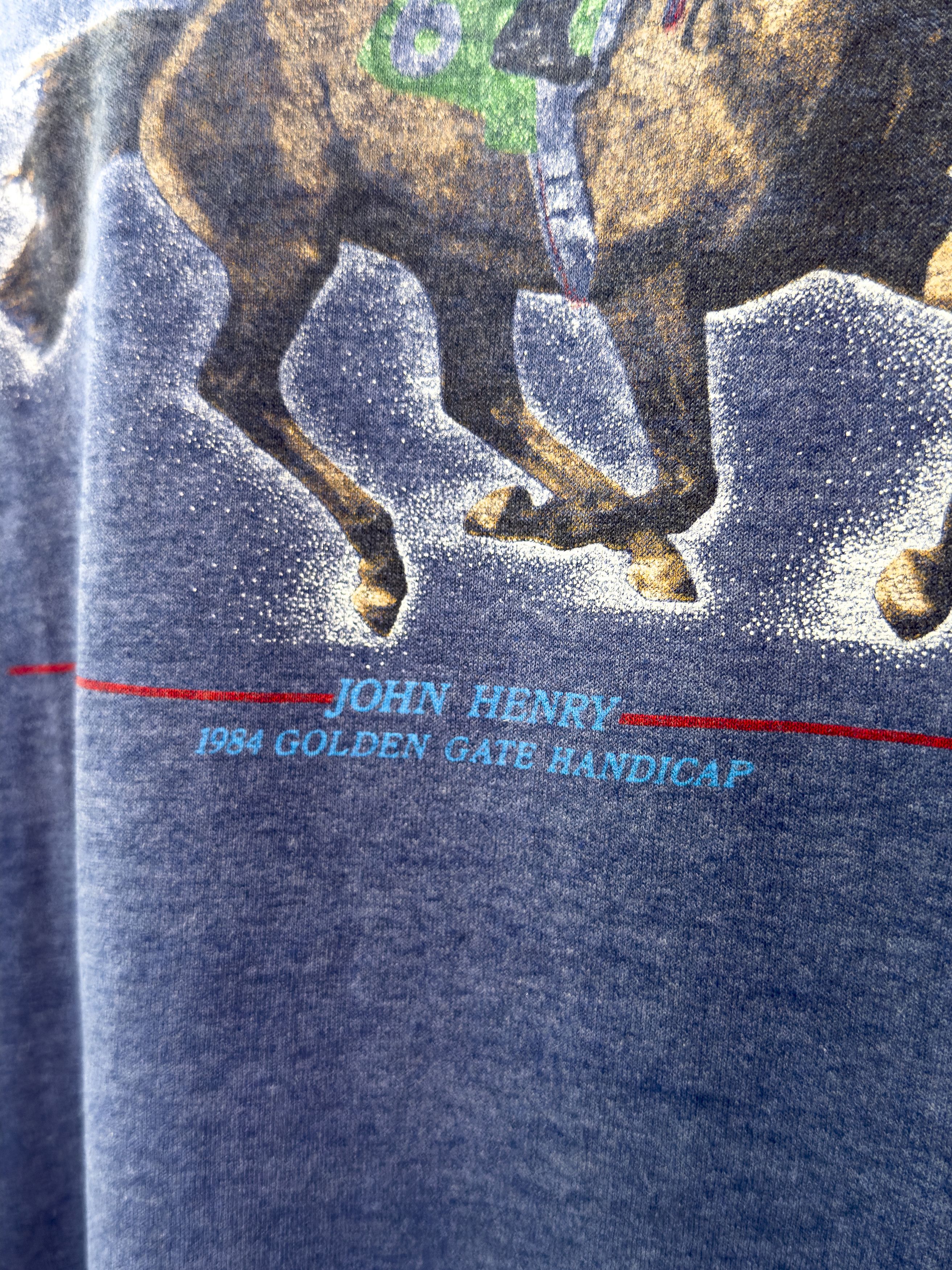 Other Vintage 80s Golden Gate Fields John Henry Horse Racing Shirt Size US M / EU 48-50 / 2 - 3 Thumbnail