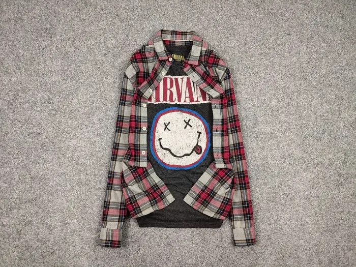 Flannel Vintage Flannel Shirt Plaid Checkered Travis Scott Style Size US L / EU 52-54 / 3 - 1 Thumbnail