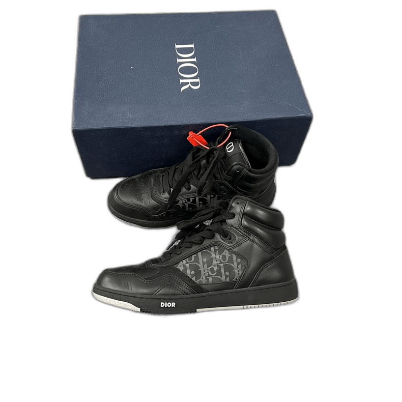 Dior dior high-top black sneakers with logo Size US 10 / EU 43 - 1 Thumbnail