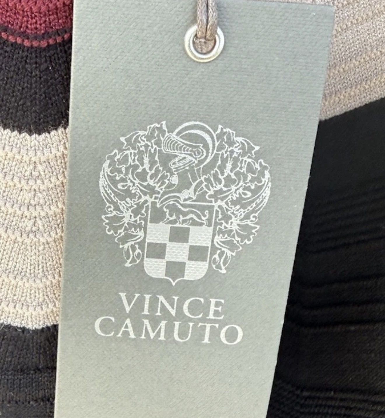 Vince Camuto Vince Camuto Chevron Fit & Flare Dress Long Sleeve Small Size S / US 4 / IT 40 - 5 Thumbnail