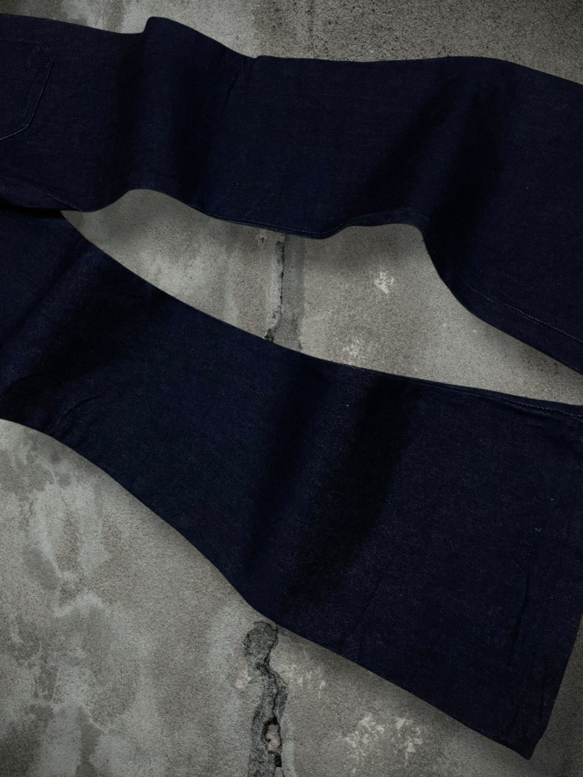 Tornado Mart Vintage Rare 1990s Japan Designer Egoist Big Flared Denim Size US 28 / EU 44 - 15 Thumbnail