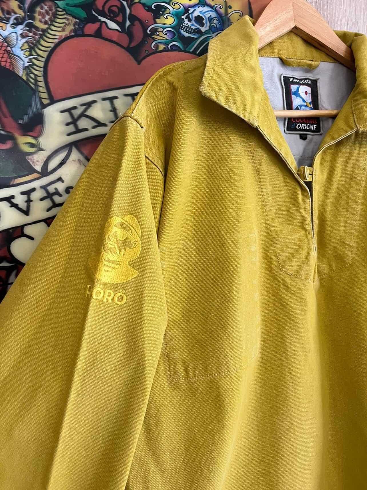 Vintage Vintage 80s 90s Mousqueton Canvas Polo Pullover Shirt 🔥 Size US L / EU 52-54 / 3 - 7 Thumbnail