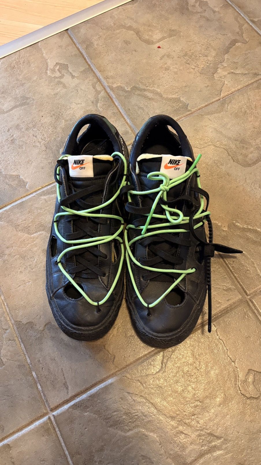 Nike × Off-White Off-White Nike Blazer Low Size US 12.5 / EU 45-46 - 3 Thumbnail
