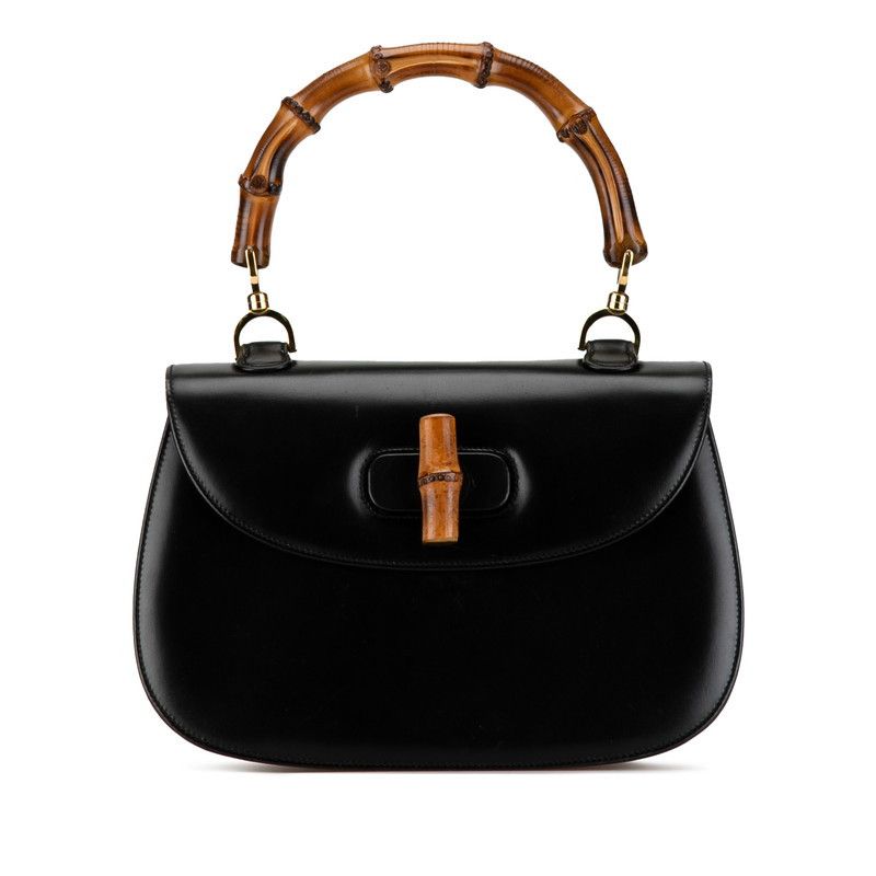 Gucci Gucci Gucci Bamboo Leather Handbag 000 01 0633 Leather Handbag 000 01 0633 in Very Good Condition Size ONE SIZE - 1 Thumbnail