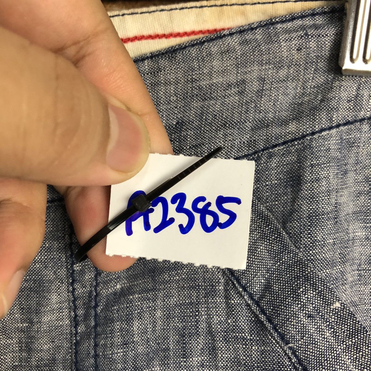 Japanese Brand Pure DKNY Blue Casual Pants #A2385 Size 28" / US 6 / IT 42 - 13 Thumbnail