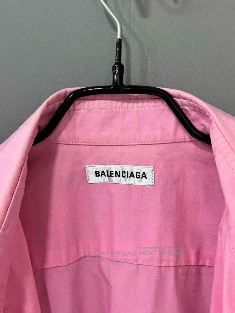 Balenciaga Balenciaga Back Logo Long Sleeve Shirt Size XS / US 0-2 / IT 36-38 - 5 Thumbnail