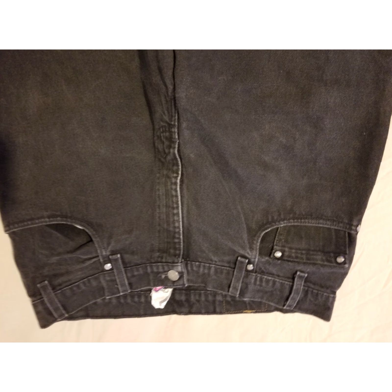 Levi's VINTAGE Levi's 545 Jeans Mens 34x30 Black Straight Denim 5-Pocket Regular Fit Pants Size US 34 / EU 50 - 6 Thumbnail