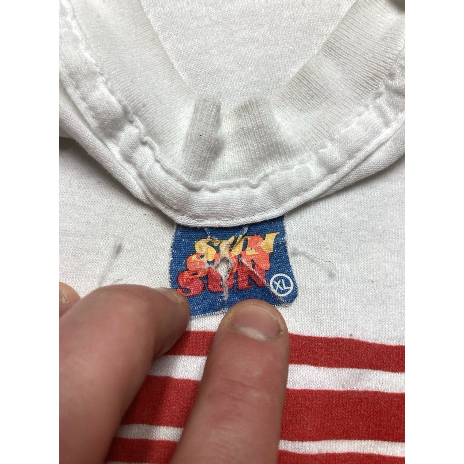 Sunray Sportswear VINTAGE 80s Sun Sportswear T-Shirt Kentucky Sunset Mountains White XL Men MENS Size US XL / EU 56 / 4 - 7 Thumbnail