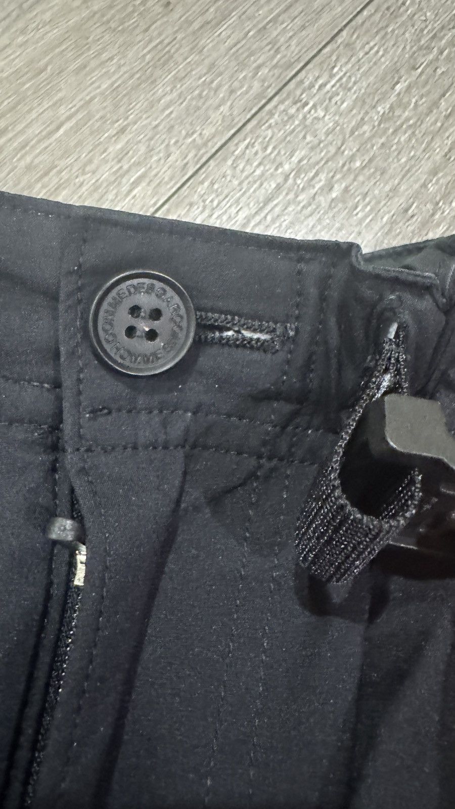 Comme des Garcons Homme Comme des Garcons Homme cropped black nylon pants Size M Size US 32 / EU 48 - 3 Thumbnail