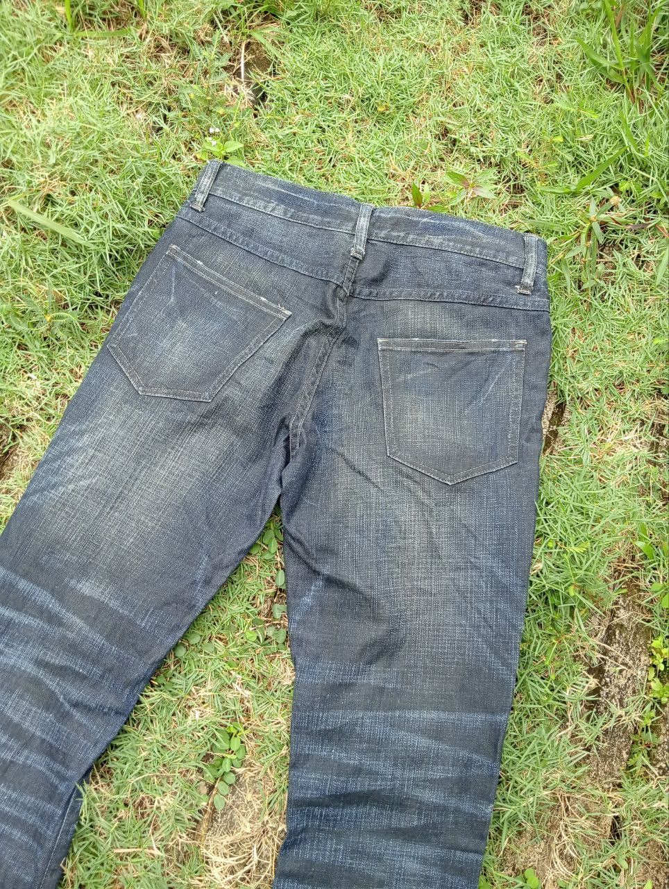 If Six Was Nine Vintage Schlussel Japan Distressed Look Jeans Size US 31 - 9 Thumbnail