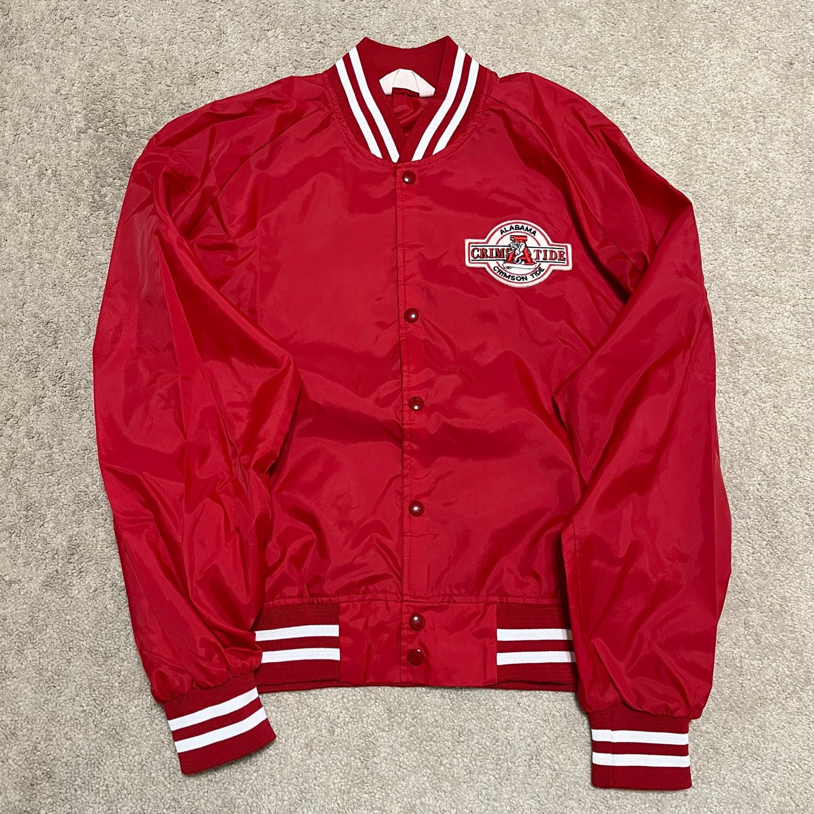 Other Vintage Chalkline Alabama Crimson Tide Nylon Varsity Jacket Size US XL / EU 56 / 4 - 2 Thumbnail