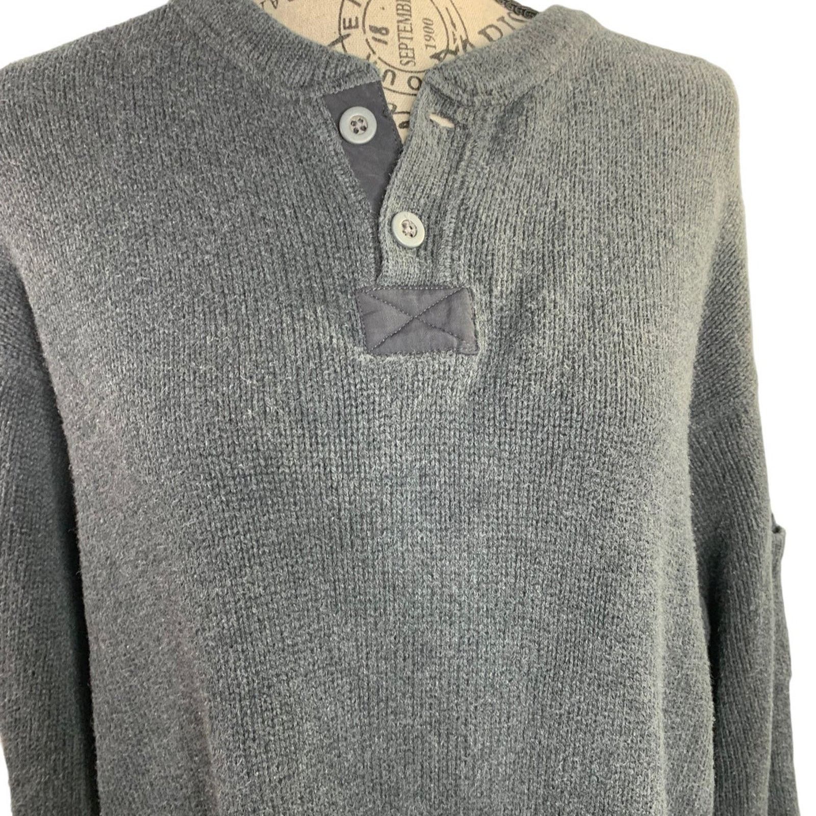 Eddie Bauer Eddie Bauer Men’s Size Large Sweater 2 Button Pullover Gray Size US L / EU 52-54 / 3 - 4 Thumbnail