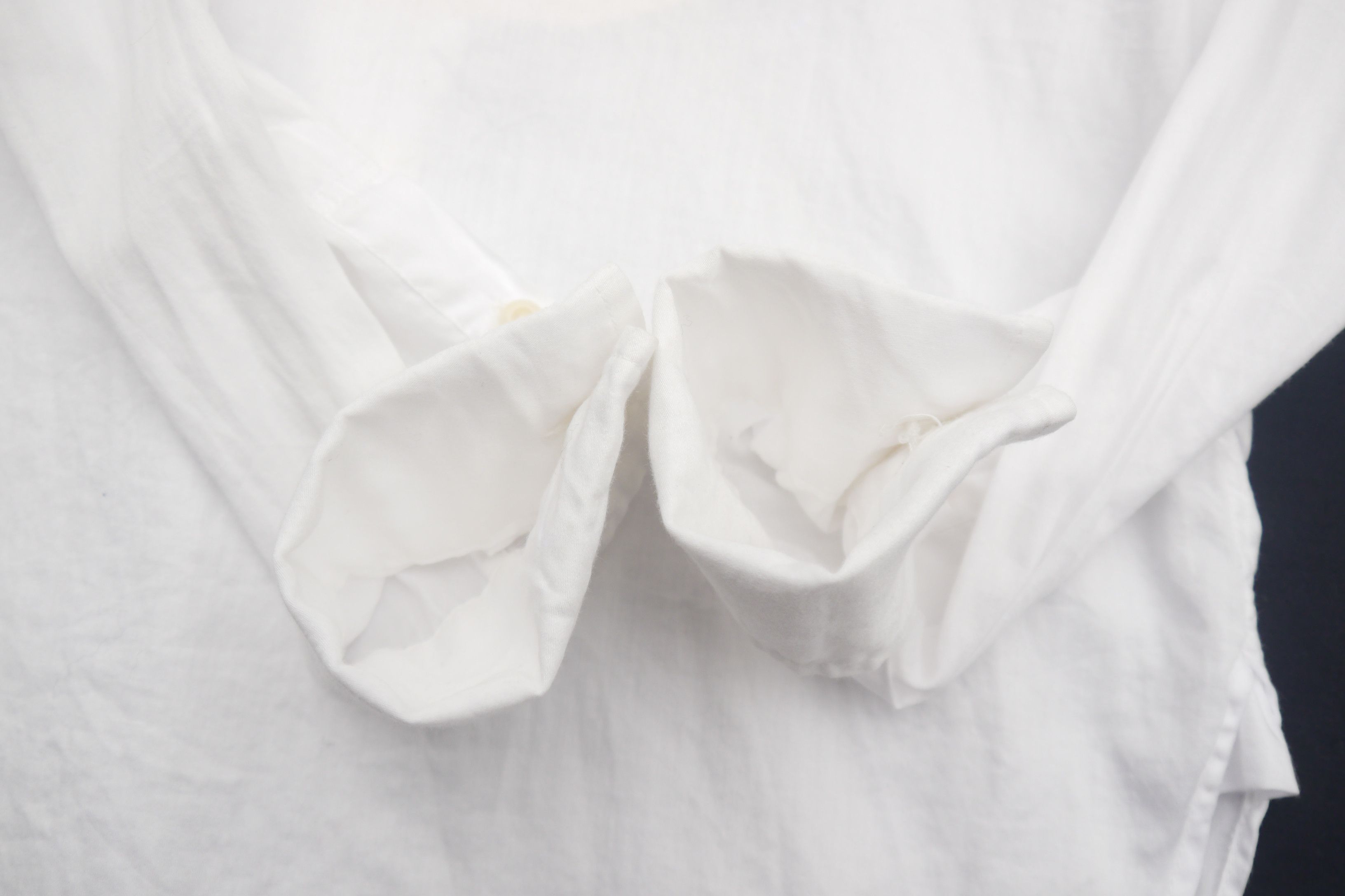 Japanese Brand (S451) Beams Boy White Pleated French Cuff Shirt Japan Size S / US 4 / IT 40 - 9 Thumbnail