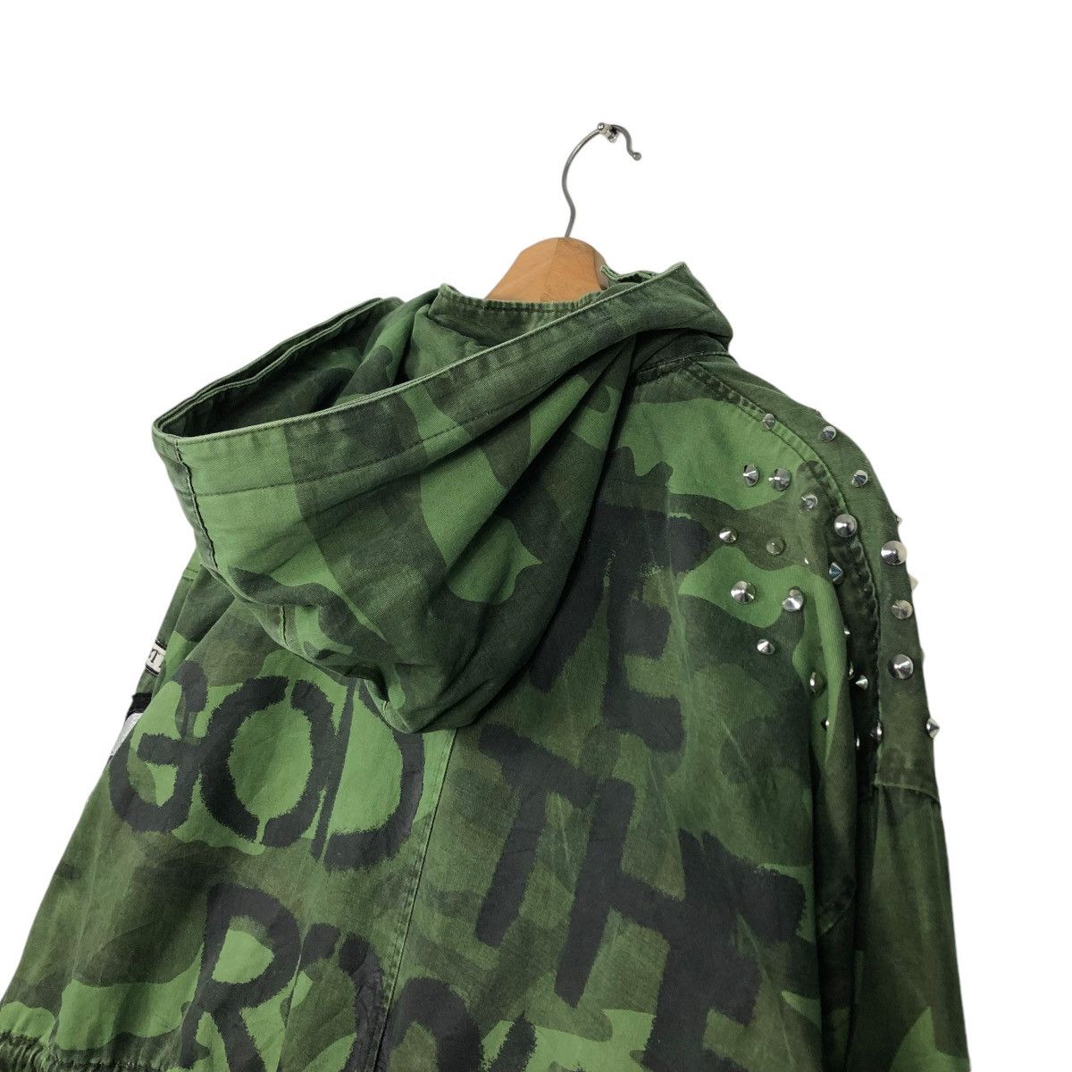 Hysteric Glamour 🔥VINTAGE MIKITARY CAMOUFLAGE PARKA JACKET BIG LOGO DESIGN Size US M / EU 48-50 / 2 - 11 Thumbnail