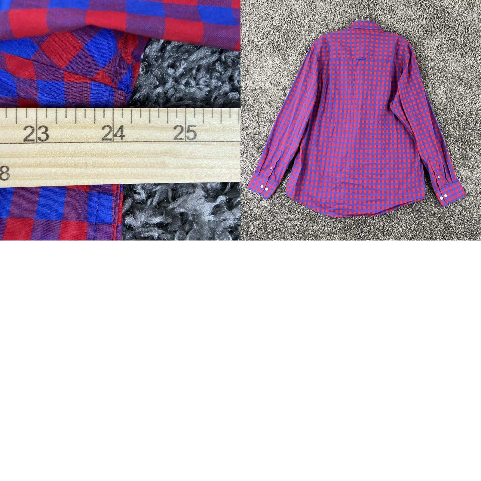 Club Room CLUB ROOM Multicolor Checker Button-Up Shirt Long Sleeve Adult Large Mens Size US L / EU 52-54 / 3 - 8 Thumbnail