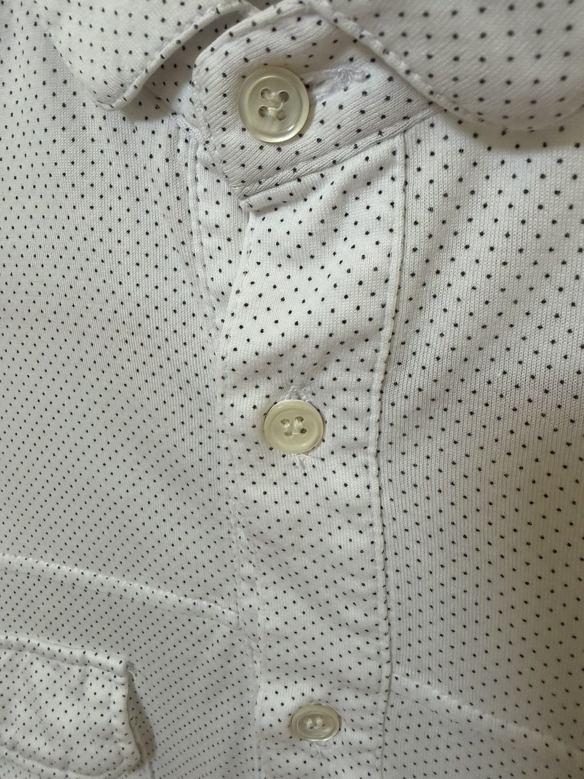 Undercover Undercover AW07 Zipper Sleeve Quarter Button Polo Size US L / EU 52-54 / 3 - 6 Thumbnail
