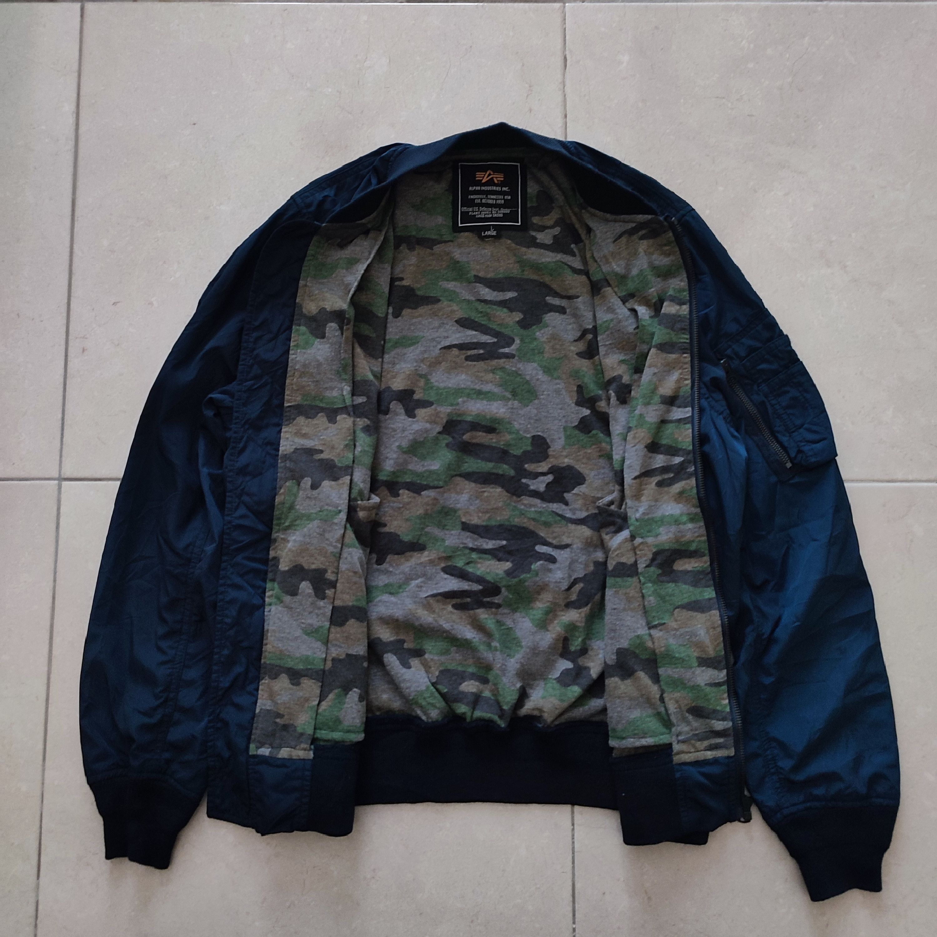 Alpha Industries 🔥STEALS🔥Alpha Industries MA-1 Bomber Tactical Jacket Size US L / EU 52-54 / 3 - 5 Thumbnail