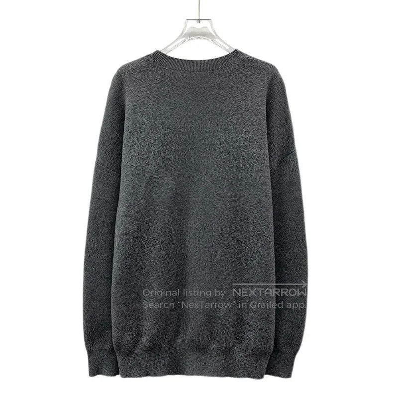 Loewe Loewe Dark Gray Love Letter Flower Embroidery Wool Round N Size S / US 4 / IT 40 - 2 Thumbnail