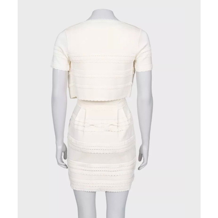 Dior Christian Dior White Dress & Jacket Set - Size S Size XS / US 0-2 / IT 36-38 - 3 Thumbnail
