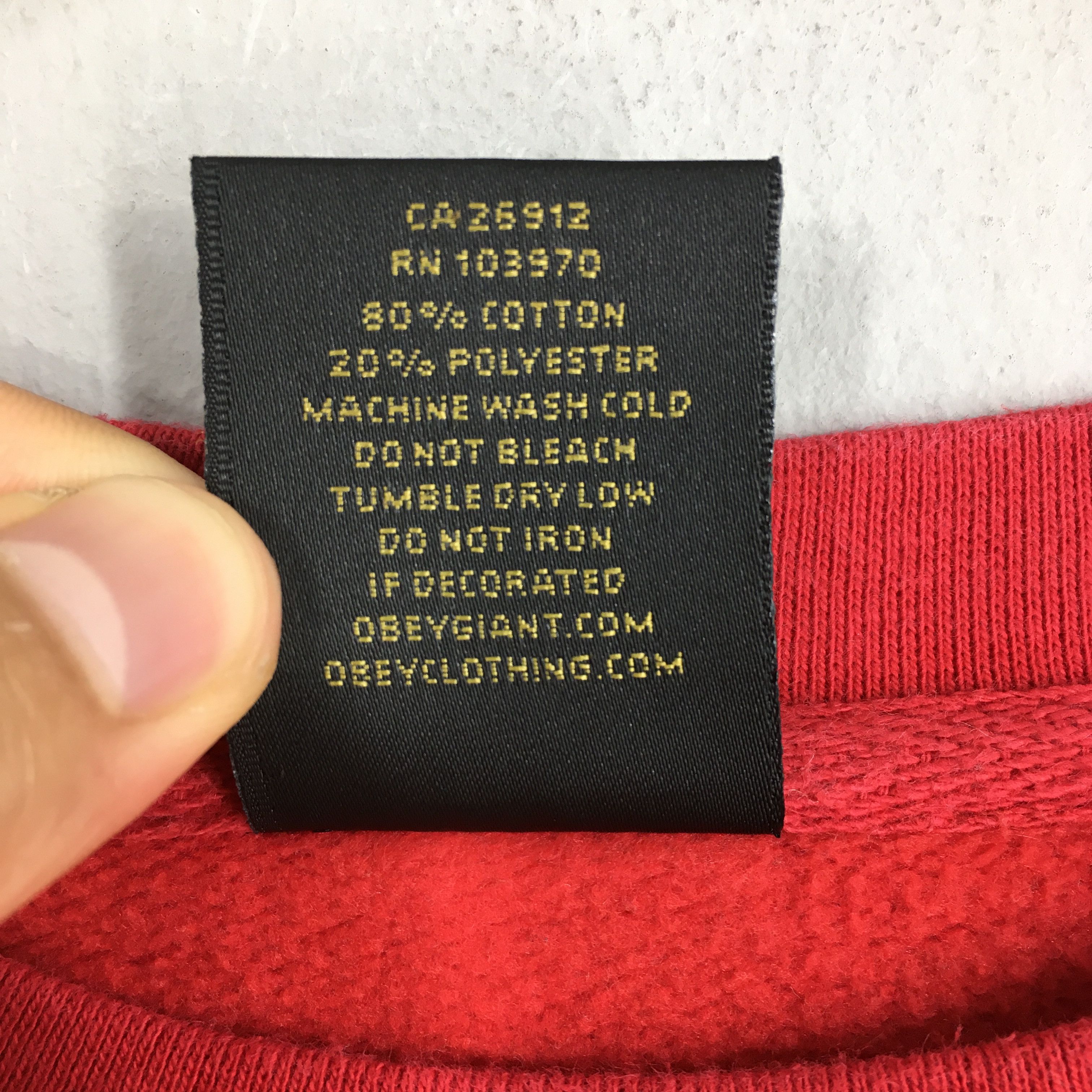 Obey Vintage Obey Worldwide Propaganda Sweatshirt XLarge Size US XL / EU 56 / 4 - 8 Thumbnail