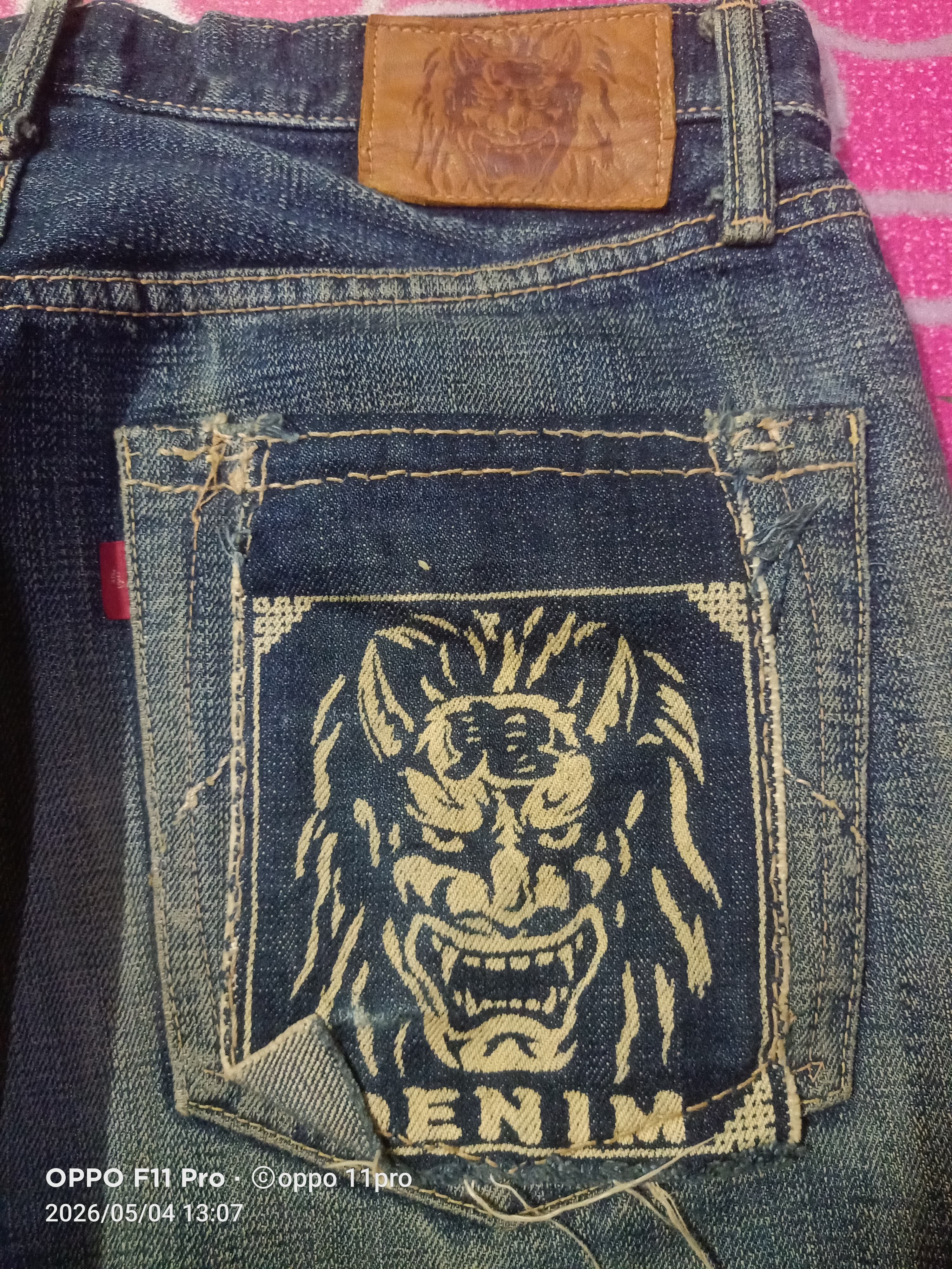 Other 💥Oni Denim 14Oz Pure Indigo Denim Bsu-01 Selvedge 💥 Size US 30 / EU 46 - 7 Thumbnail