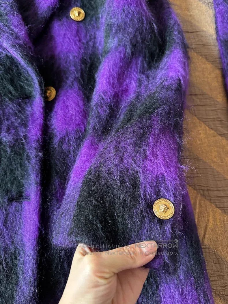 Versace Versace Plaid coat Size XS / US 0-2 / IT 36-38 - 3 Thumbnail