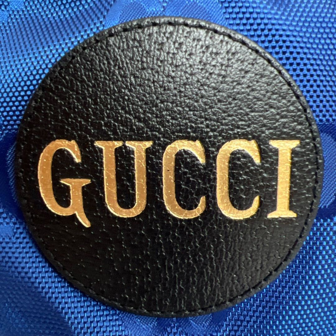 Gucci Gucci Econyl Blue Black Nylon Monogram Bucket Hat, S57cm Size ONE SIZE - 10 Thumbnail