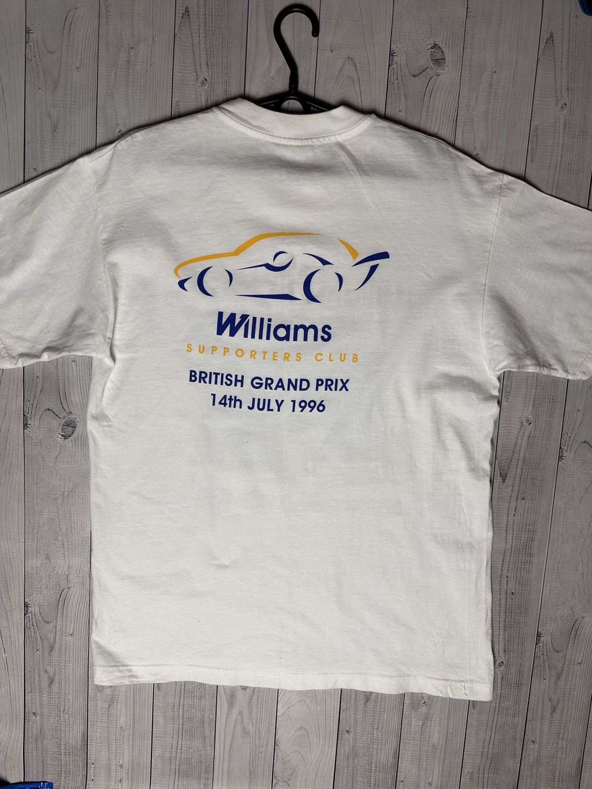Vintage Vintage Renault 1996 racing tee Williams British Grand Prix Size US L / EU 52-54 / 3 - 2 Thumbnail