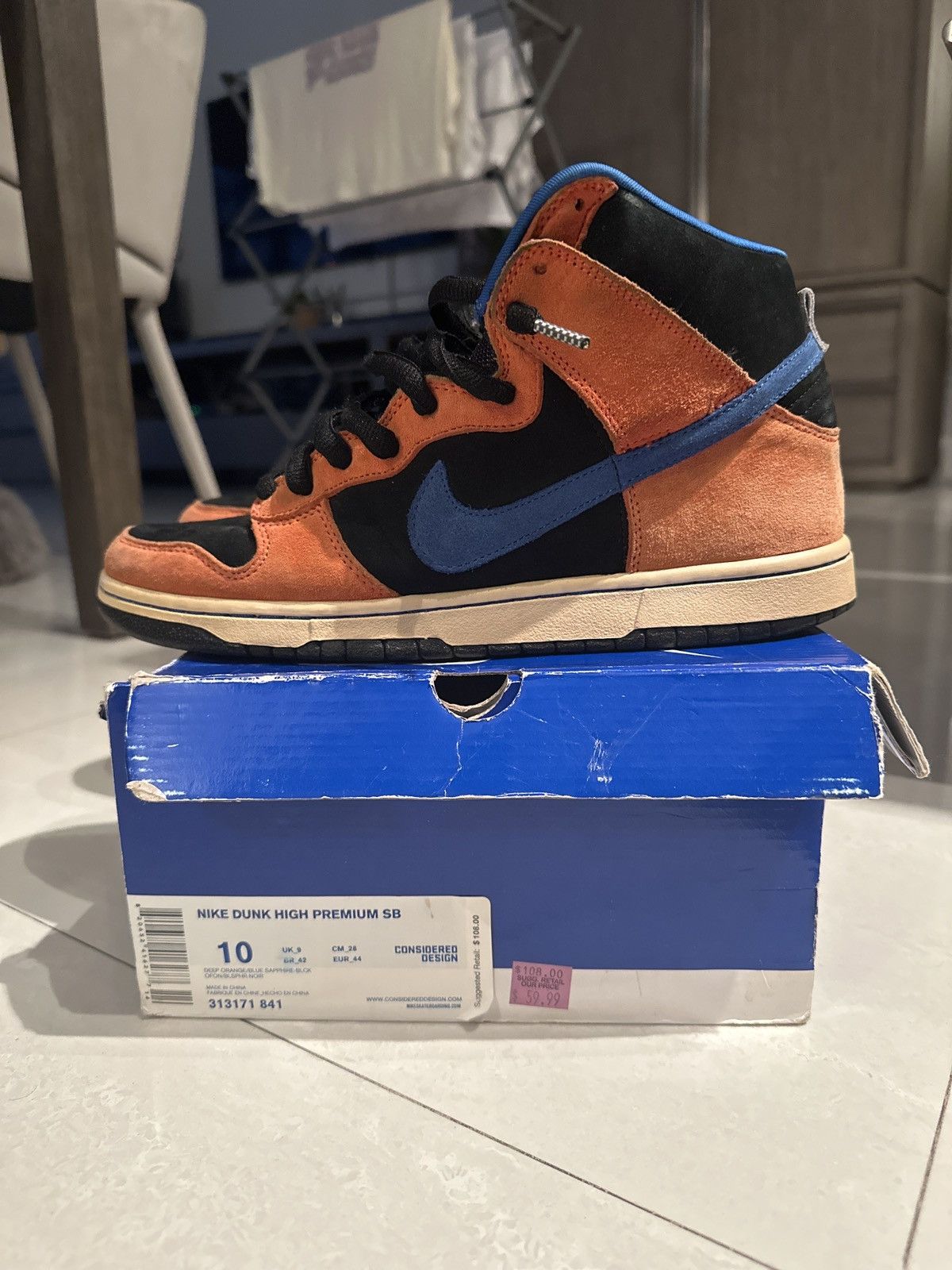 Nike SB Nike SB Dunk High Mets Knicks Size US 10 / EU 43 - 9 Thumbnail