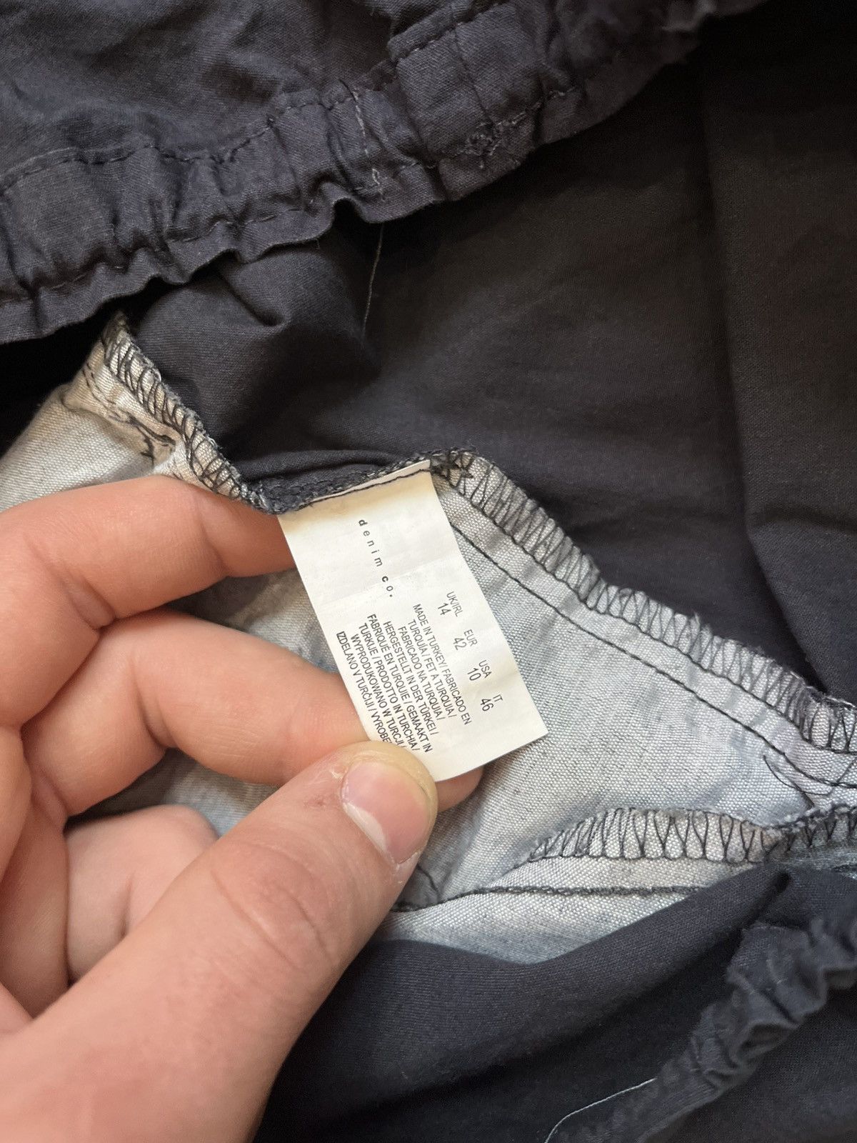 Japanese Brand × Vintage Y2K Vintage Navy Parachute Nylon Pants Japanese Avantgarde Size US 32 / EU 48 - 17 Thumbnail