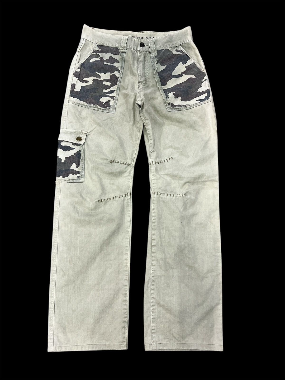 Japanese Brand × Vintage TWENTY WORK DISTRESSED PANT Size US 30 / EU 46 - 1 Thumbnail