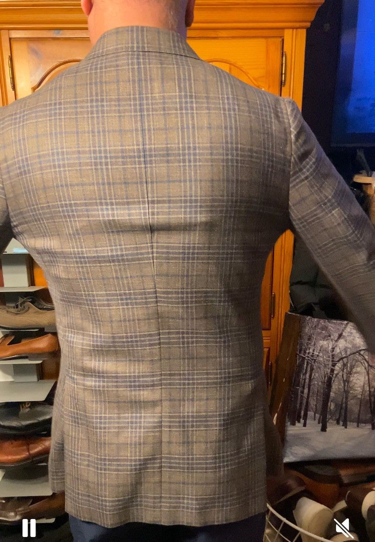 Isaia 3750$ Isaia Napoli Dustin blazer Size 54L - 4 Thumbnail
