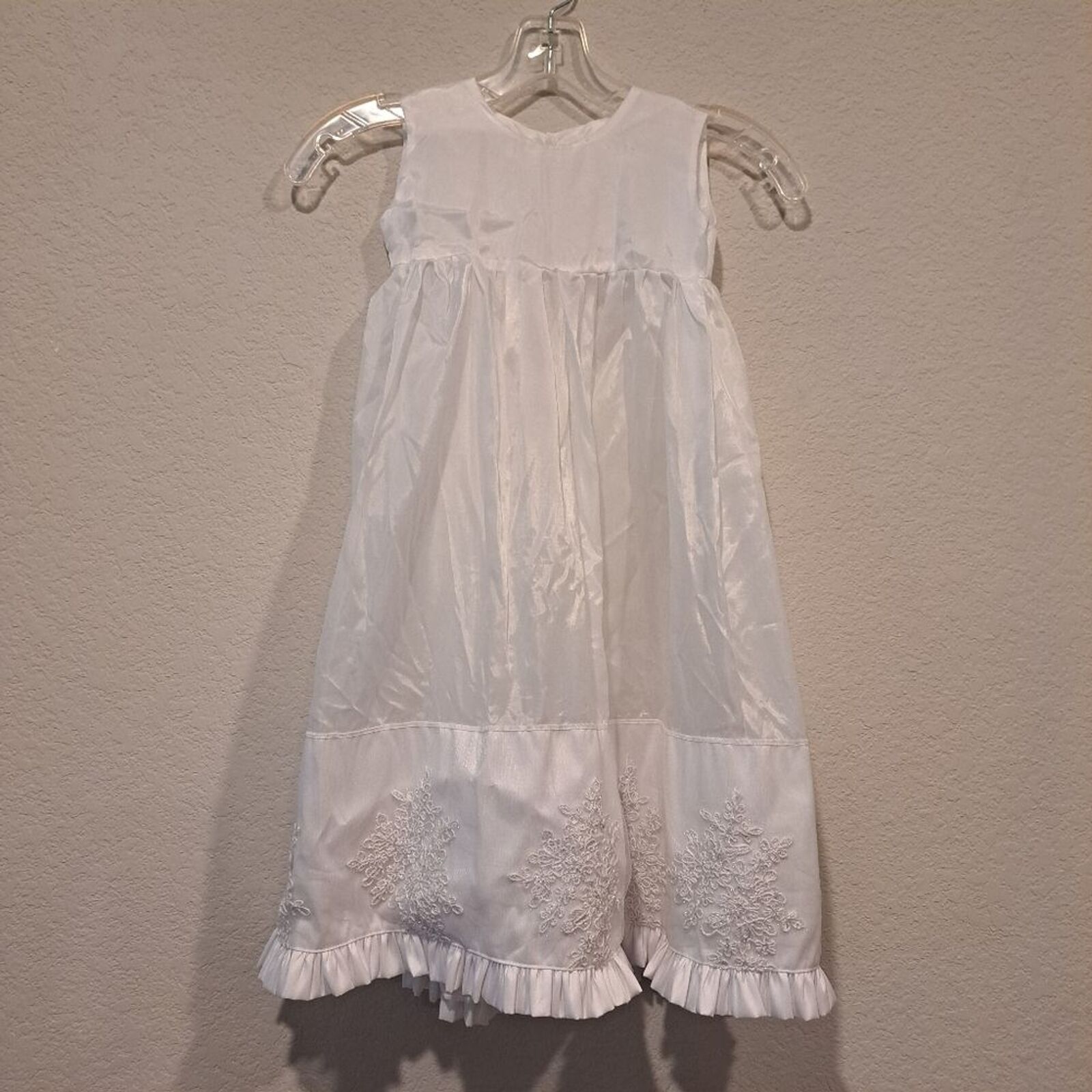 Other Girls white flower girl dress wedding Convertible 2-3 tiers Size S / US 4 / IT 40 - 10 Thumbnail
