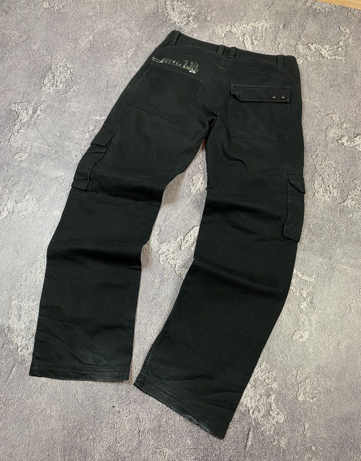 Quiksilver VTG Quiksilver Cargo Black Pants Surf Style Streetwear Size US 31 - 8 Thumbnail