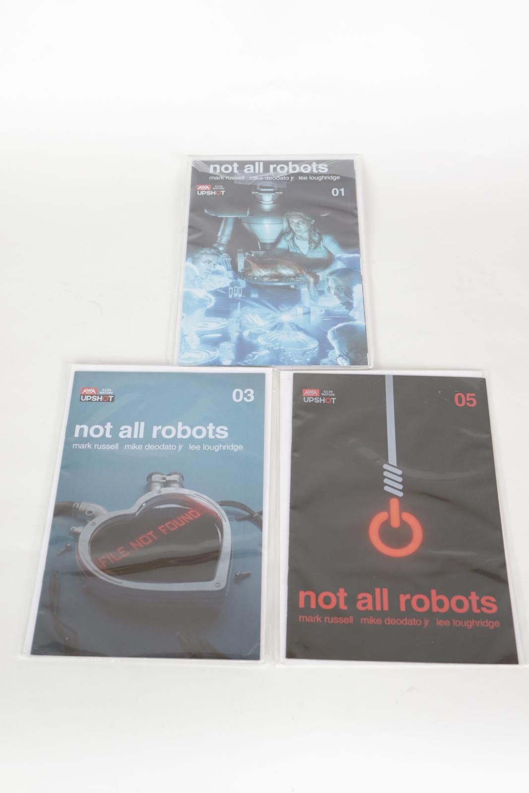 Other 2021' AWA Studios Not All Robots Main Cover Set 1-5 Bundle Size ONE SIZE - 1 Thumbnail