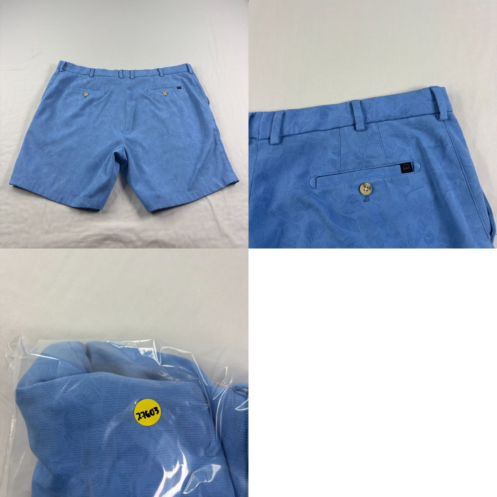 Peter Millar Peter Millar Shorts Mens Size 40 Blue Chino Salem Performance Golf Stretch Shirt? Size US 40 / EU 56 - 8 Thumbnail