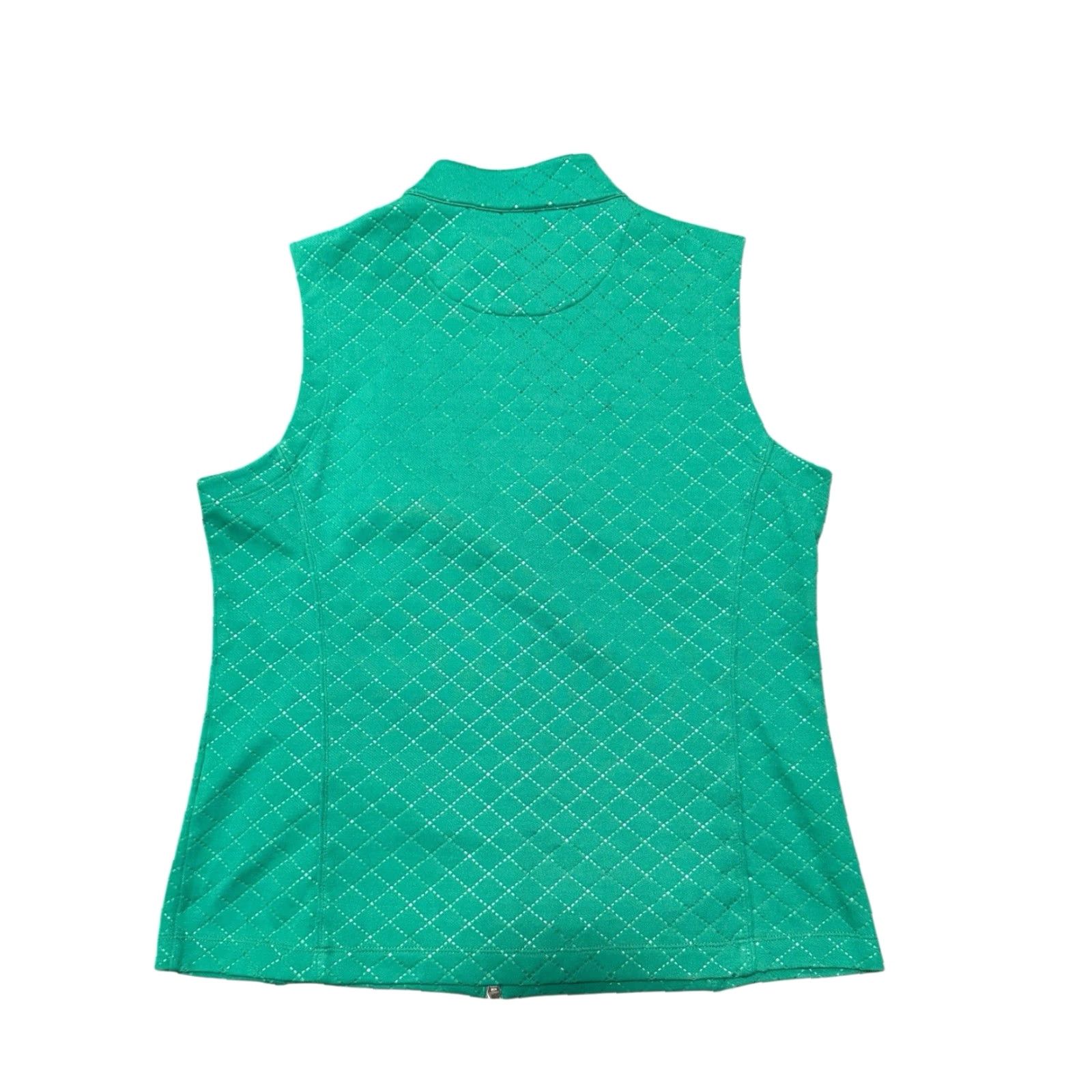 Peter Millar Peter Millar Vest Womens Green Golf Full Zip Ladies Polyester Size Large Size L / US 10 / IT 46 - 7 Thumbnail