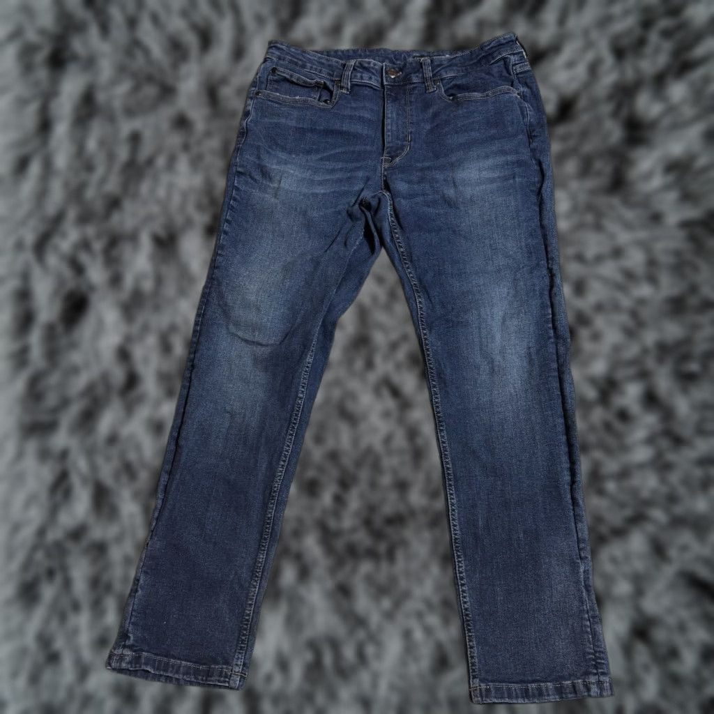 DKNY DKNY Bedford Jeans Mens 34x30 Slim Straight Dark Wash Denim Grunge Streetwear Jeans Mens 34 Dark Wash City Grunge Military? Size US 34 / EU 50 - 1 Thumbnail