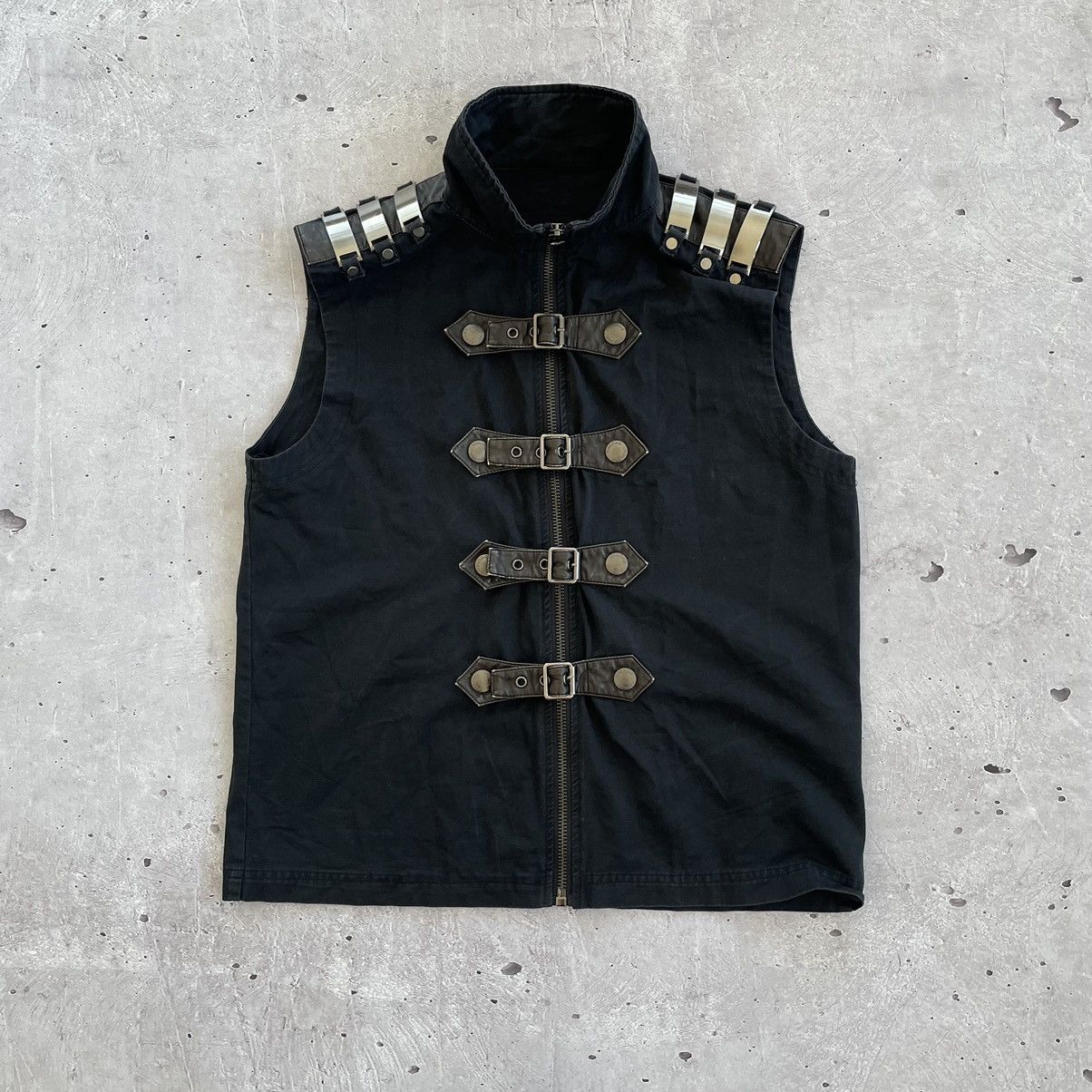 Other 🔥RARE🔥 Rave Punk avantgarde vest gothic style Size US L / EU 52-54 / 3 - 1 Thumbnail