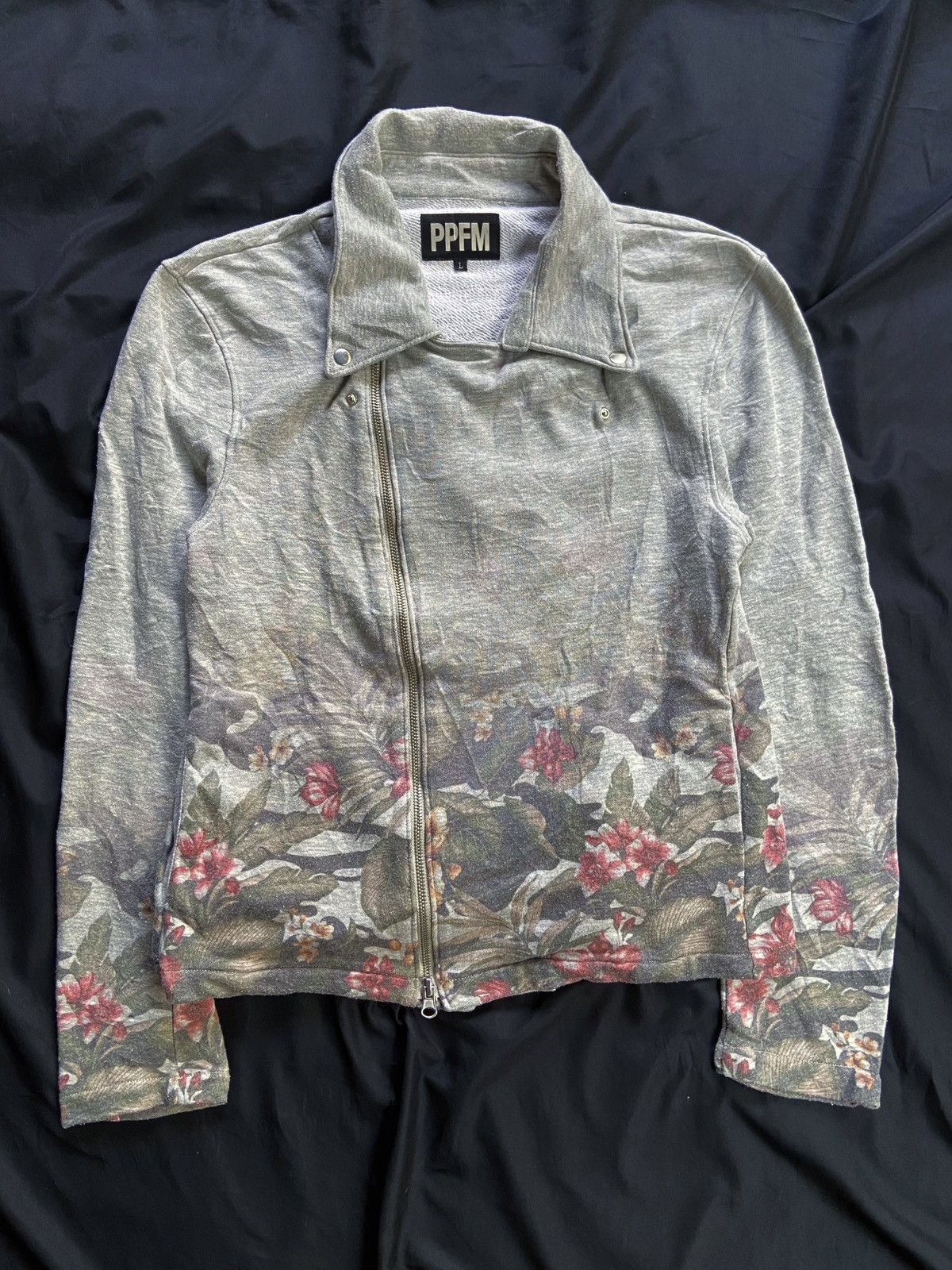 PPFM PPFM ARCHIVE ASYMMETRICAL FLOWERS ZIP JACKET Size US M / EU 48-50 / 2 - 2 Thumbnail