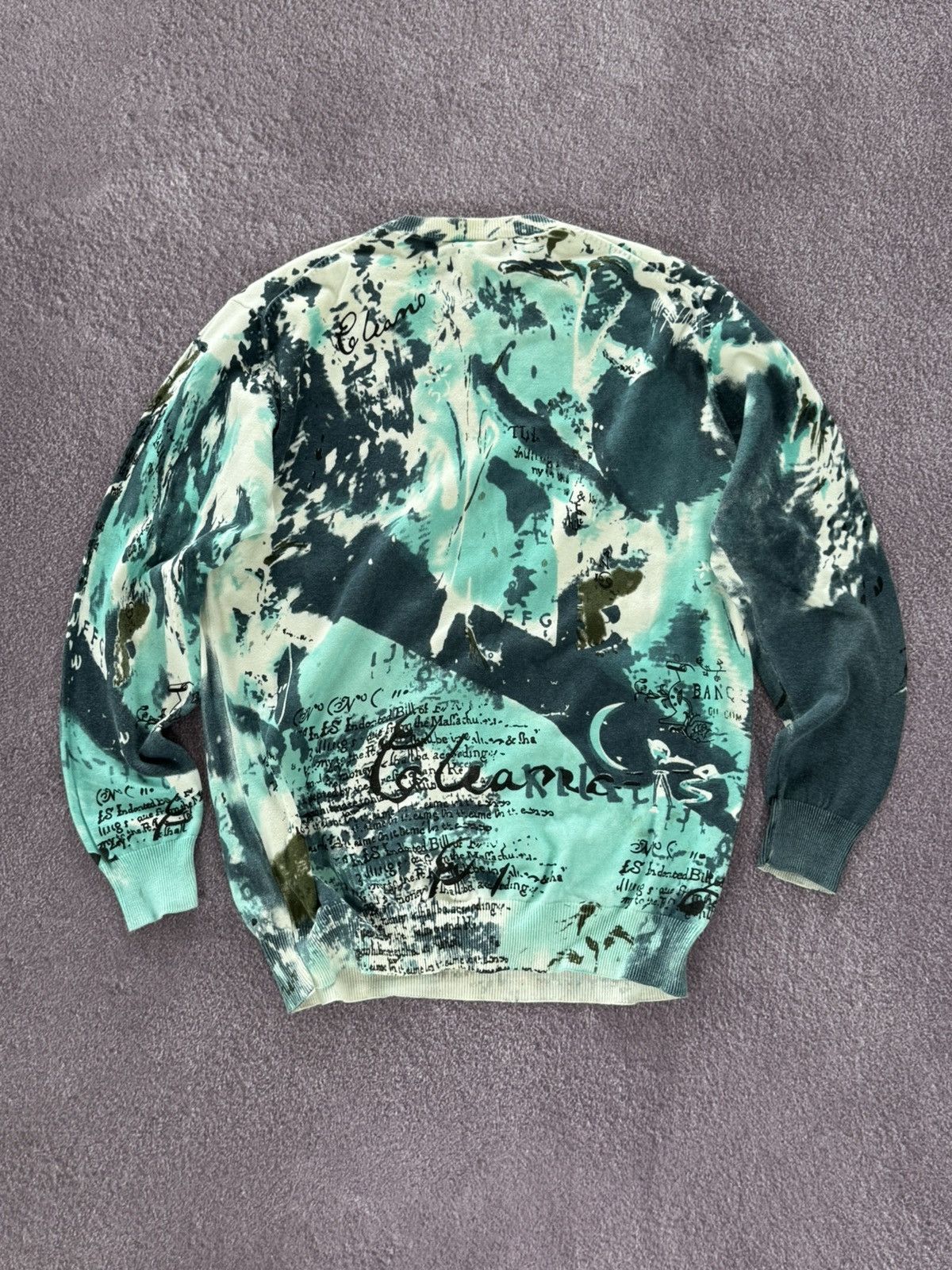 Dolce & Gabbana Archive 90’s D&G Dolce & Gabbana Italian Overprint Sweater Size XL / US 12-14 / IT 48-50 - 2 Thumbnail