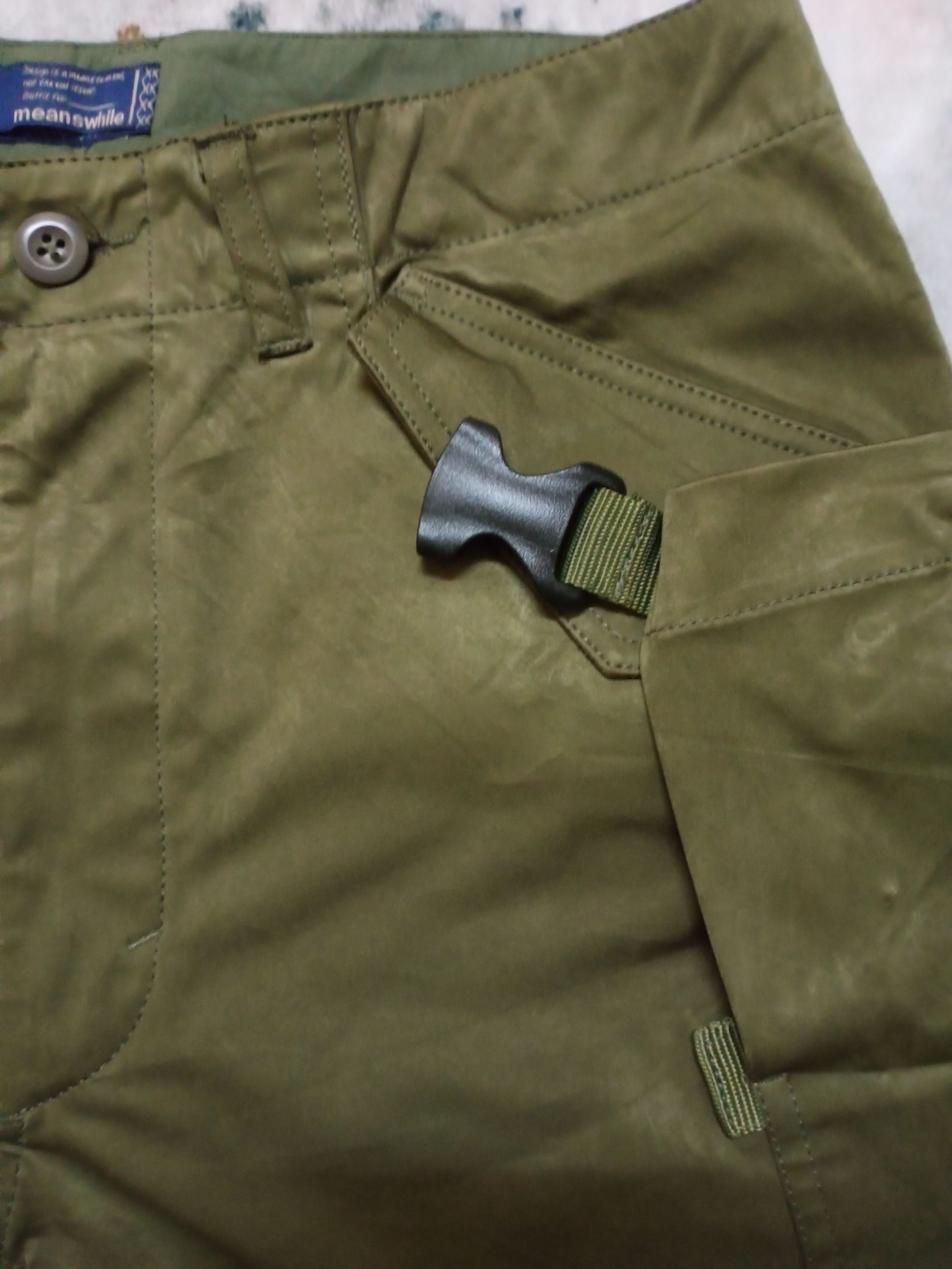 meanswhile Rare Vintage Meanswhile Tactical Pocket Cargo Pants Size US 36 / EU 52 - 15 Thumbnail