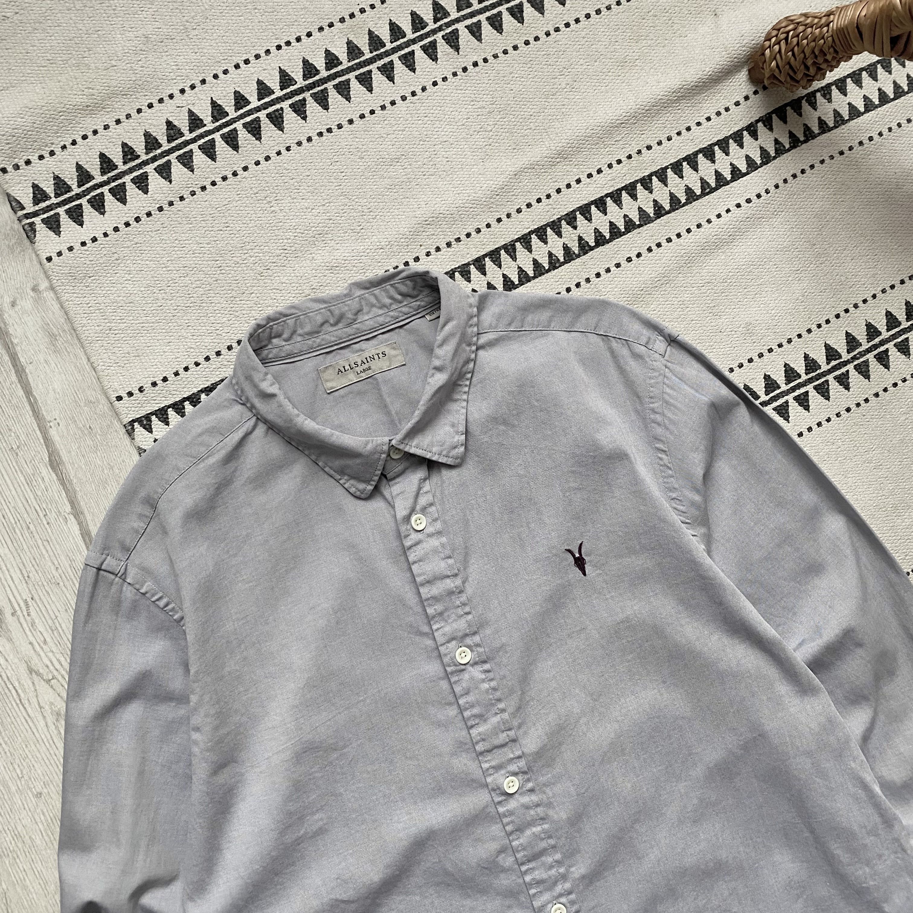 Allsaints Allsaints Shirt Oxford Oldmoney Luxury Designer Cos Size US M / EU 48-50 / 2 - 2 Thumbnail