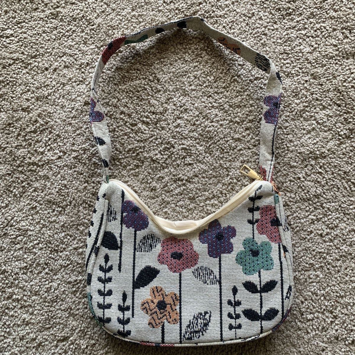 Other Floral tapestry shoulder bag with strap Size ONE SIZE - 3 Thumbnail